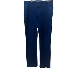 BETABRAND‎ Yoga Denim Bootcut Wide Leg Pull On Pants Dark Indigo Stretch Size M